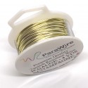 ParaWire 18ga Round Champagne Silver Plated Copper Wire - 3.5 Metres
