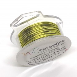 ParaWire 18ga Round Peridot Silver Plated Copper Wire - 3.5 Metres