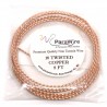 ParaWire 18ga Twisted Square Copper Wire with Anti Tarnish Coating - 2.4 Metres