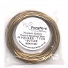 ParaWire 18ga Square Vintage Bronze Copper Wire with Anti Tarnish Coating - 6.4 Metres