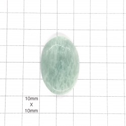 Amazonite Oval Cabochon - 35x23x7mm Sold Individually