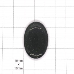 Green Goldstone Oval Cabochon - 35x23x6mm Sold Individually