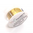ParaWire 24ga Round Gold Finished and Silver Plated Copper  Wire - 9 Metres