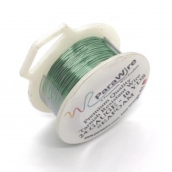 ParaWire 24ga Round Seafoam Silver Plated Copper Wire - 9 Metres
