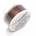 ParaWire 20ga Round Antique Copper Wire with Anti Tarnish Coating - 9 Metres