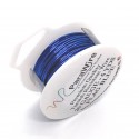 ParaWire 20ga Round American Blue Silver Plated Copper Wire - 5 Metres