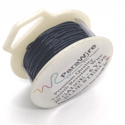 ParaWire 20ga Round Blue Steel Silver Plated Copper Wire - 5 Metres