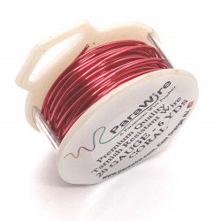 ParaWire 20ga Round Coral Silver Plated Copper Wire - 5 Metres