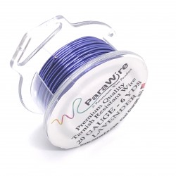 ParaWire 20ga Round Lavender Silver Plated Copper Wire - 5 Metres