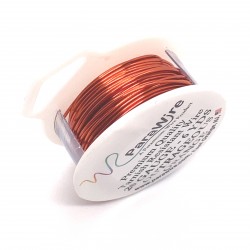ParaWire 20ga Round Outrageous Orange Silver Plated Copper Wire - 5 Metres