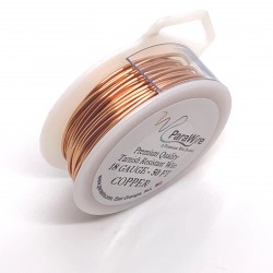 ParaWire 18ga Round Copper Wire with Anti Tarnish Coating - 15 Metres