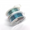 20ga Comparison for Turquoise and Aqua - 26 Gauge Round Turquoise Coloured Copper Wire - 27 Metres
