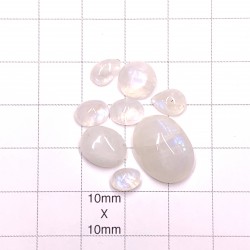 Moonstone Various Small Cabochons - Pack of 8