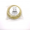 14 Gauge Round Gold Coloured Brass Wire - 4 Metres