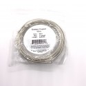 14 Gauge Round Silver Coloured Copper Wire - 4 Metres