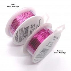 20 Gauge Round Fuchsia Coloured Copper Wire - 13 Metres comparison