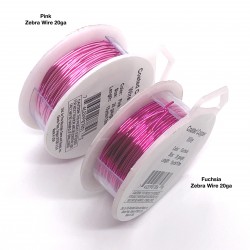 24 Gauge Round Pink Coloured Copper Wire - 18 Metres comparison