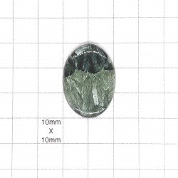 Seraphinite Oval Cabochon - 29x21x4mm Sold Individually
