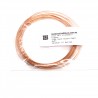 21 gauge Half Round Dead Soft Copper wire - 10 Metres