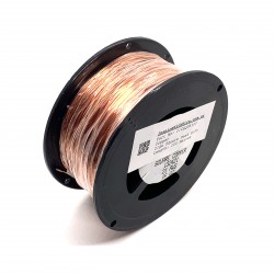 21 Gauge Square Dead Soft Copper Wire - 100 Metres