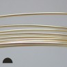 14 gauge Half Hard Half Round 14k Gold Filled wire - 50cms