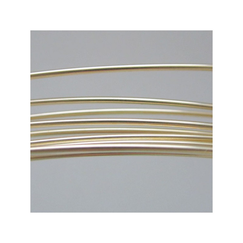 20ga 14k Solid Gold Half Hard Round Wire - 5cm Increments