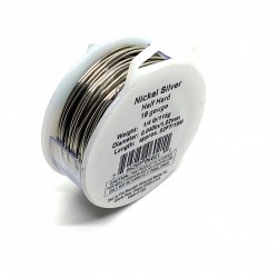 Bare Copper Wire, Buss Wire, 18 AWG, Natural - 7 Spool Sizes