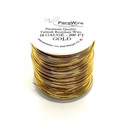ParaWire 18ga Round Gold Silver Plated Copper Wire - 60 Metres