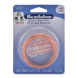 Beadalon Wire Wrapping Practice Kit - Copper