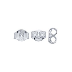 Friction Ear Nuts Sterling Silver- 10 pairs