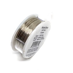 24 Gauge Nickel Silver Half Hard Round Wire - 65 Metres