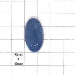 Blue Opal Oval Cabochon 26x15x8mm - Sold Individually