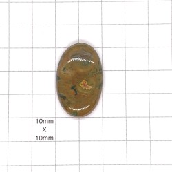 Rhyolite Oval Cabochon - 32x20x6mm Sold Individually