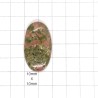 Unakite Oval Cabochon - 36x20x7mm Sold Individually