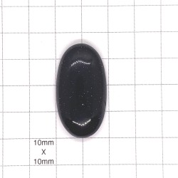 Blue Goldstone Oval Cabochon - 36x19x7mm Sold Individually