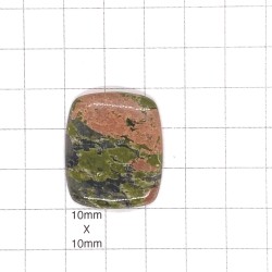 Unakite Cabochon - 29x24x5mm Sold Individually