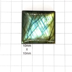 Labradorite Square Cabochon - 31x31X10mm Sold Individually