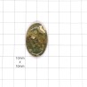 Rhyolite Oval Cabochon - 31x20x6mm Sold Individually
