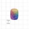 Rainbow Quartz Cabochon - 26x19x6mm Sold Individually