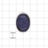 Blue Goldstone Cabochon - 26x20x7mm Sold Individually