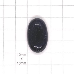 Blue Goldstone Cabochons - Pack of 3