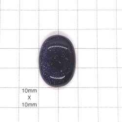 Blue Goldstone Cabochons - Pack of 3