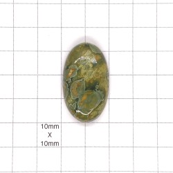 Rhyolite Oval Cabochon - 34x20x8mm Sold Individually