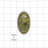 Rhyolite Oval Cabochon - 34x20x8mm Sold Individually