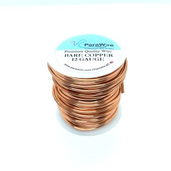 12 gauge Round Dead Soft Copper wire - 15 Metres Parawire