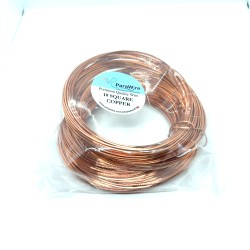 18 gauge Square Dead Soft Copper wire - 48 Metres Parawire