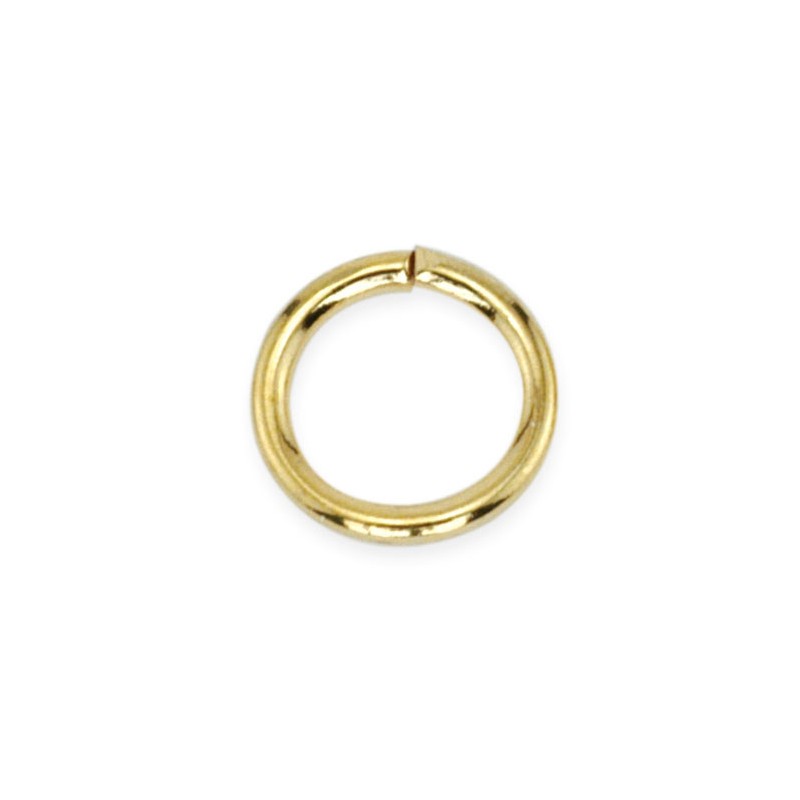Beadalon 4mm Gold Plated Jump Rings - 144 Pack