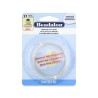 Beadalon 21ga Half Round Silver Plated Copper Wire - 4 Metres