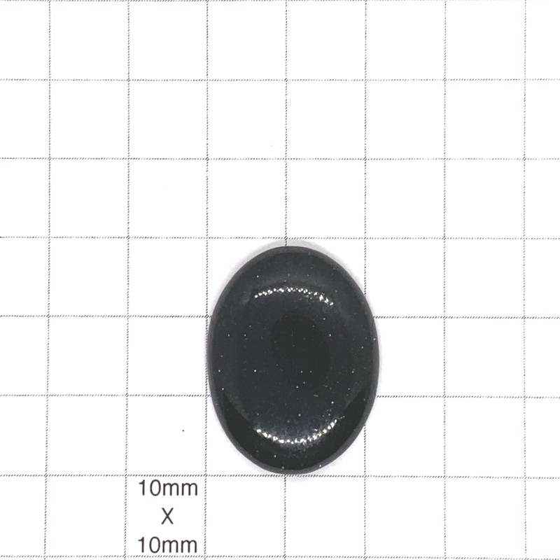 Green Goldstone Oval Cabochon - 29x22x5mm Sold Individually
