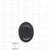 Green Goldstone Oval Cabochon - 29x22x5mm Sold Individually
